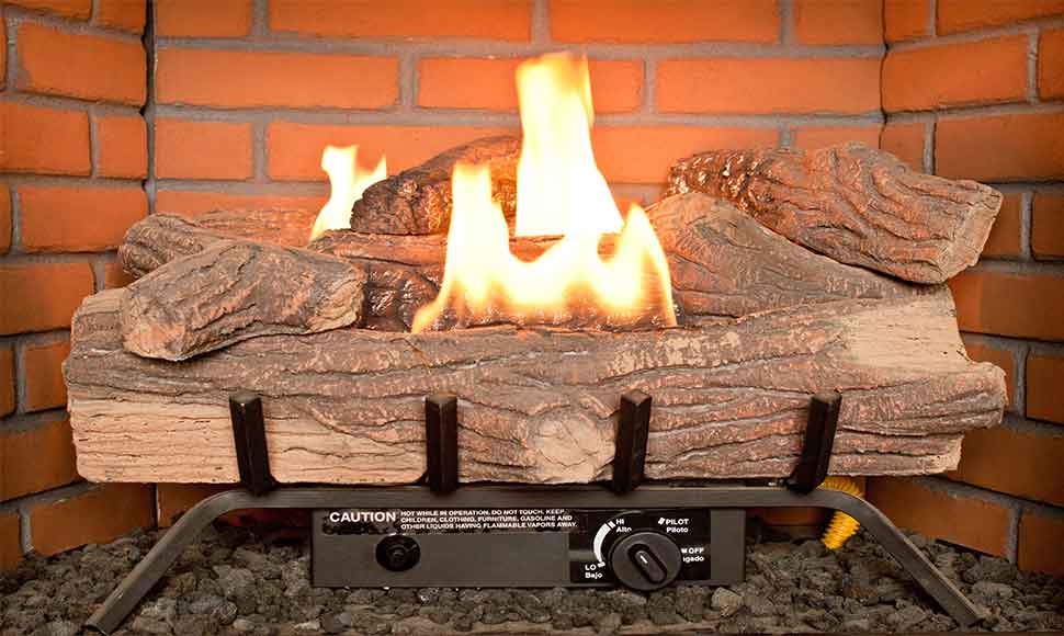 Concept image representing fireplace service and restoration